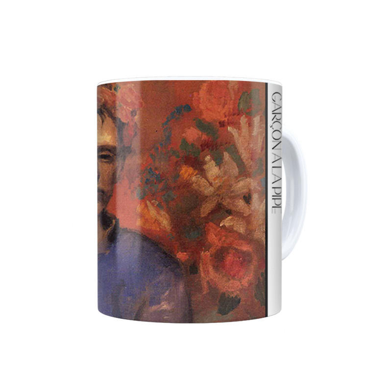 ماگ ترمه طراحان ایده مدل پسر با پیپ از پیکاسو کد art0351