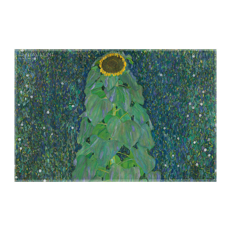 کاغذ کادو ترمه طراحان ایده مدل گل آفتابگردان از کلیمت کد art0103