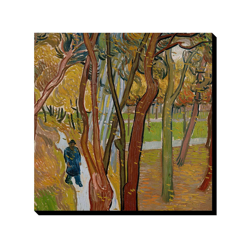 تابلو ترمه طراحان ایده طرح باغ بیمارستان سن پائول از ونگوگ کد art0014