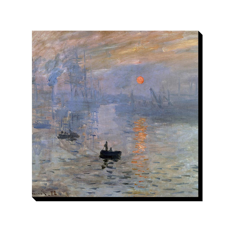 تابلو ترمه طراحان ایده طرح  اثری از طلوع آفتاب از مونه کد art0236
