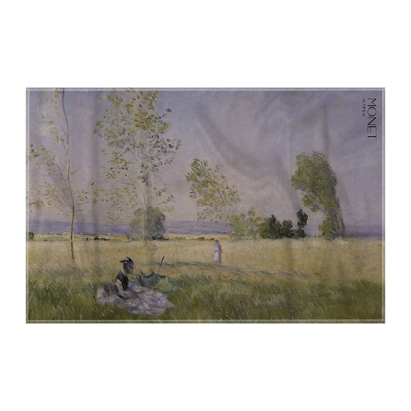 کاغذ کادو ترمه طراحان ایده مدل تابستان از مونه کد art0211 سایز 57x37 سانتی متر
