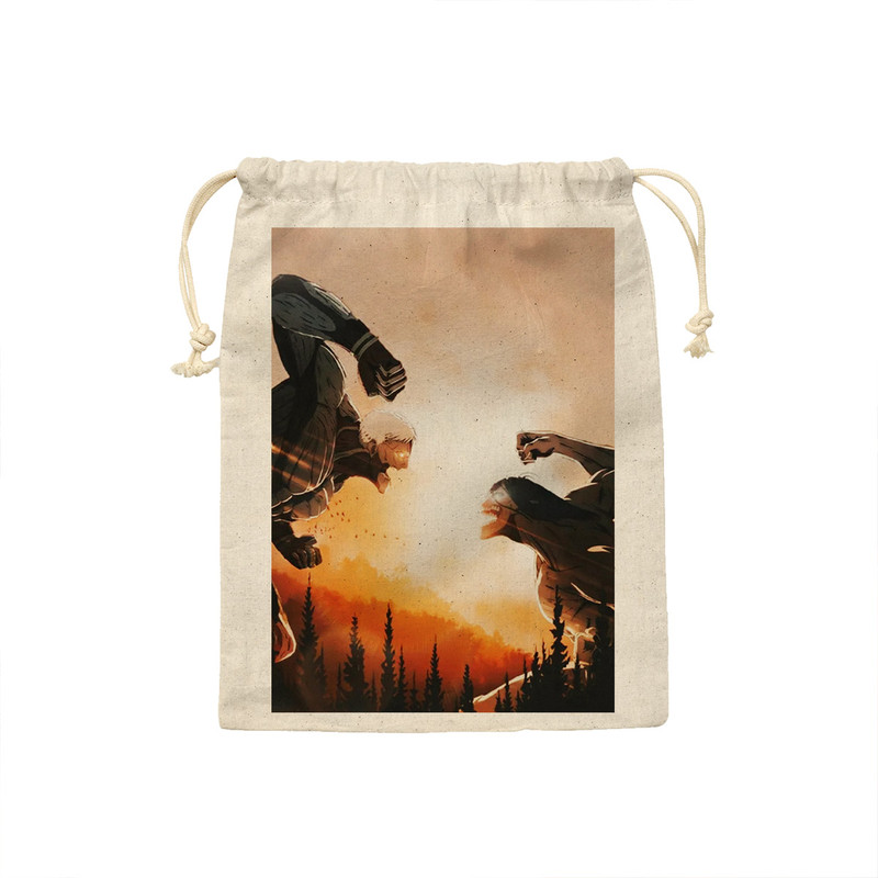کیسه نان و سبزی ترمه طراحان ایده طرح اَتک آن تایتان Attack on Titan کد strm0361 - S