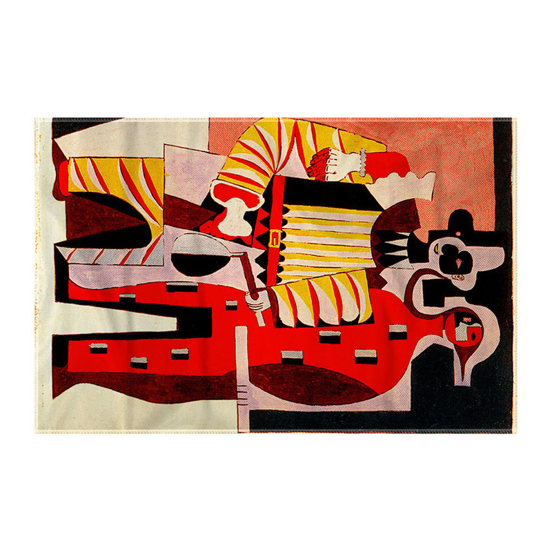 کاغذ کادو ترمه طراحان ایده مدل دلقک و تردست از پیکاسو کد art0336