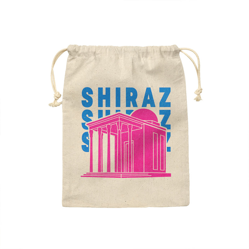 کیسه نان و سبزی ترمه طراحان ایده مدل نماد سعدیه شیراز کد map0021 - M سایز 23x33 سانتی متر