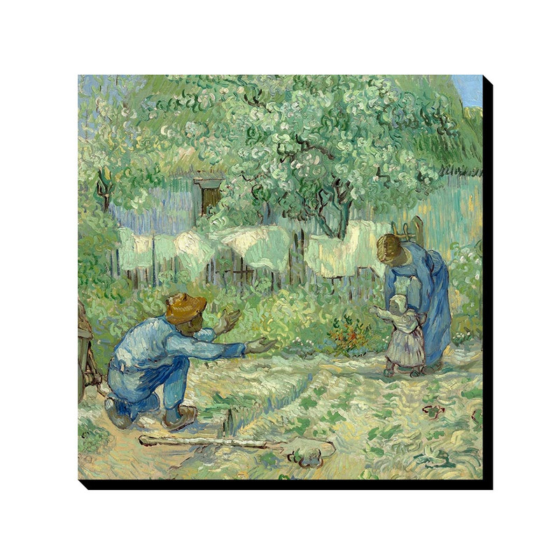 تابلو ترمه طراحان ایده طرح اولین قدم از ونگوگ کد art0033