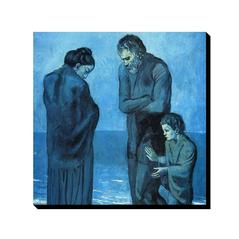 تابلو ترمه طراحان ایده طرح تراژدی از پیکاسو کد art0320