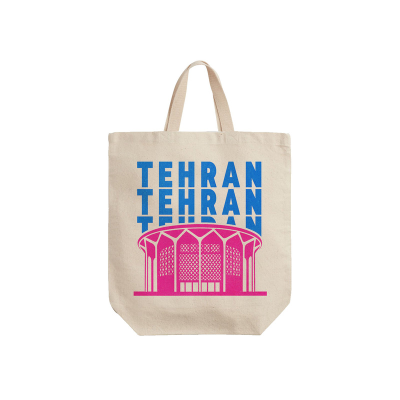 ساک خرید ترمه طراحان ایده مدل نماد تئاتر شهر تهران کد map0126 - S