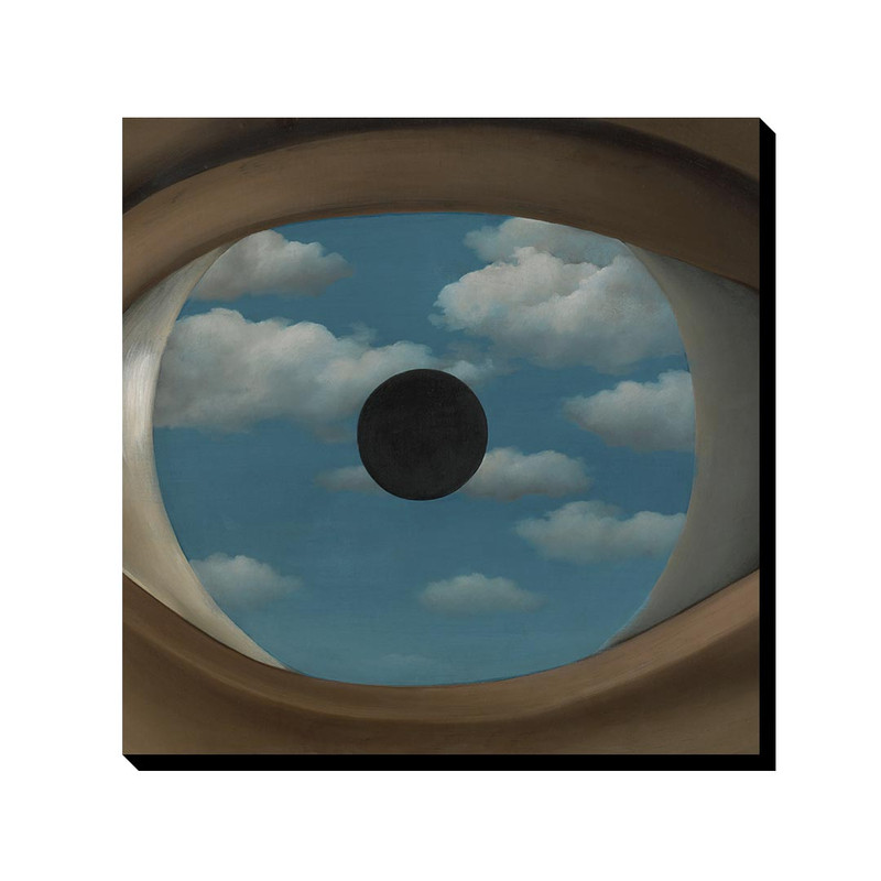تابلو شاسی ترمه طراحان ایده مدل آینه کاذب از ماگریت کد art0424