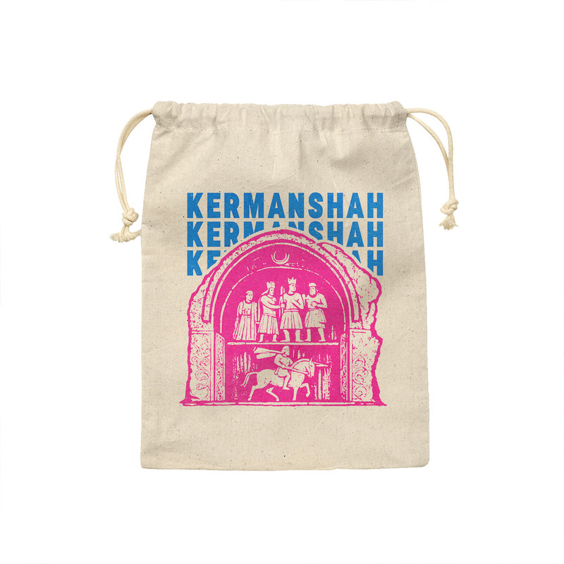 کیسه نان و سبزی ترمه طراحان ایده مدل نماد طاق بستان کرمانشاه کد map0061 - M سایز 23x33 سانتی متر