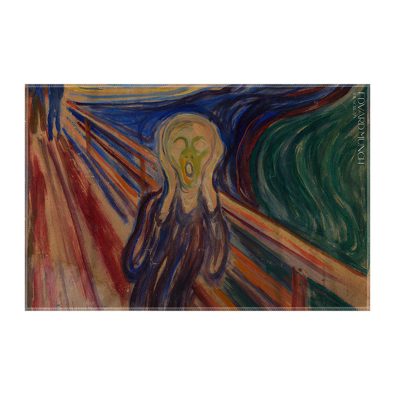 کاغذ کادو ترمه طراحان ایده مدل جیغ از ادوارد مونک کد art0106