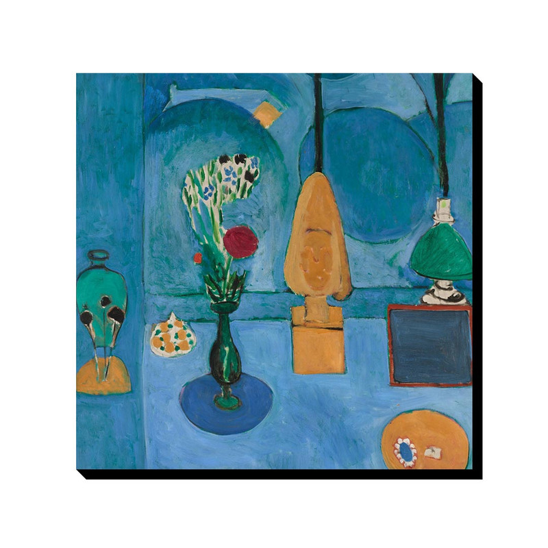 تابلو ترمه طراحان ایده طرح پنجره آبی از ماتیس کد art0670