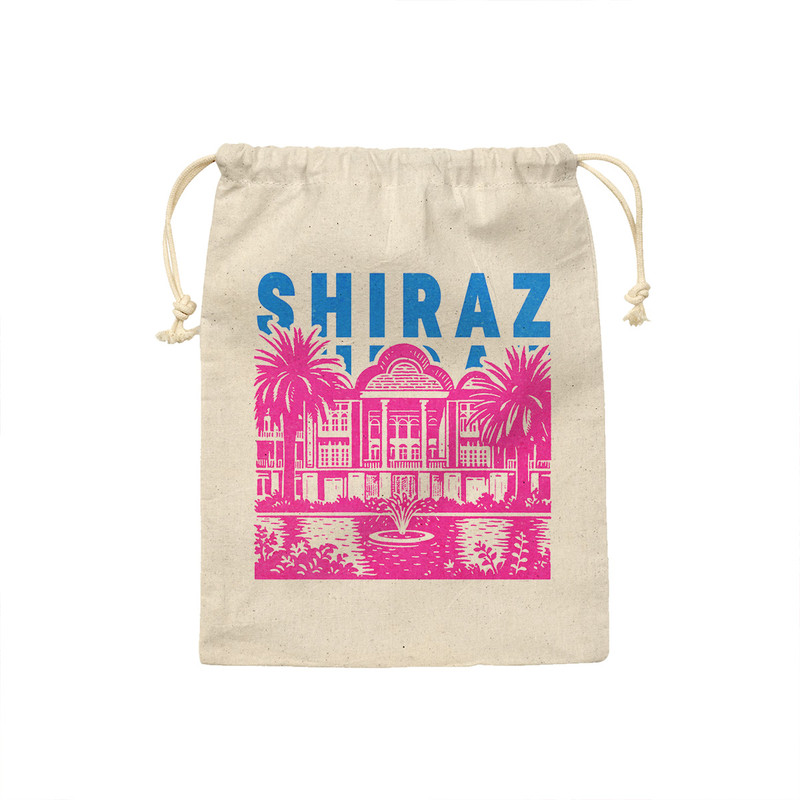 کیسه نان و سبزی ترمه طراحان ایده مدل نماد باغ ارم شیراز کد map0016 - M سایز 23x33 سانتی متر
