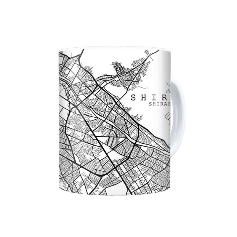 ماگ ترمه طراحان ایده مدل نقشه شهر شیراز کد map0509