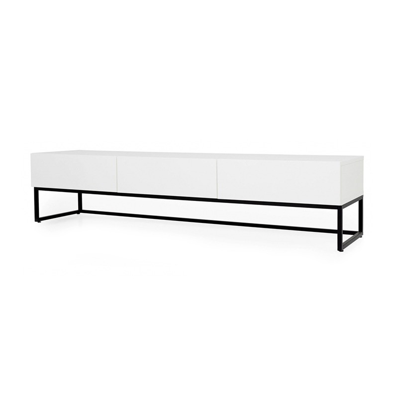 میز تلویزیون هیراد مدل TV128-MDF مناسب برای تلویزیون تا 70 اینچ