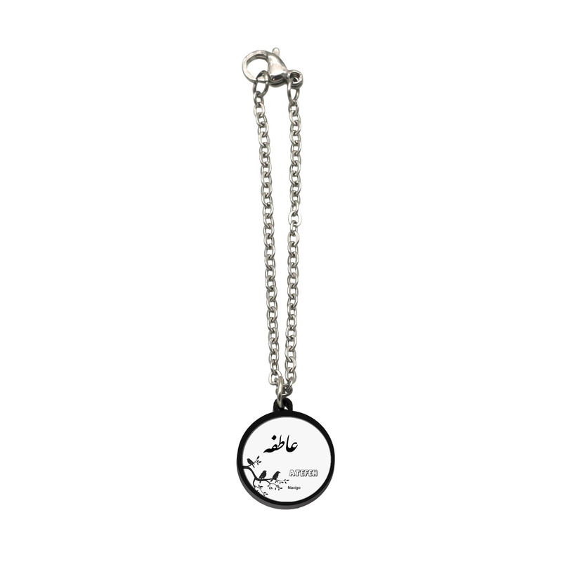 آویز ساعت زنانه ناکسیگو مدل شب تاب طرح عاطفه کد AW9144