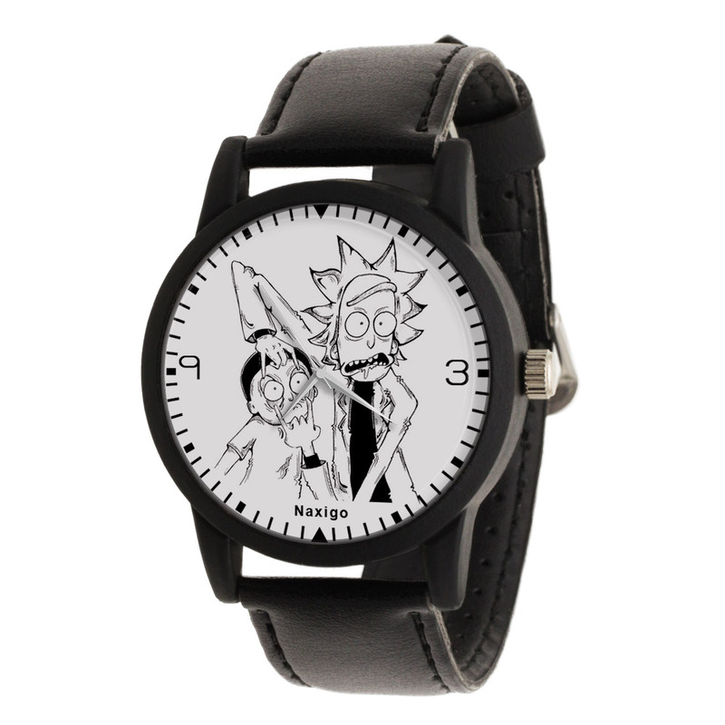 ساعت مچی عقربه ای ناکسیگو طرح Rick and Morty کد LF4240