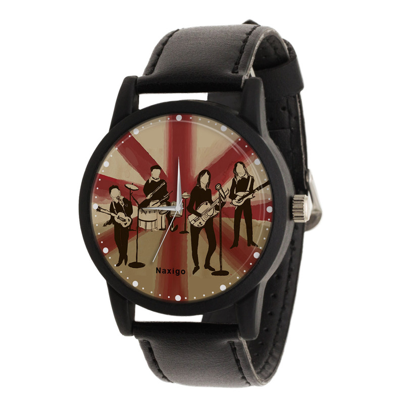 ساعت مچی عقربه ای ناکسیگو مدل Red Hot Chili Peppers کد LF14286