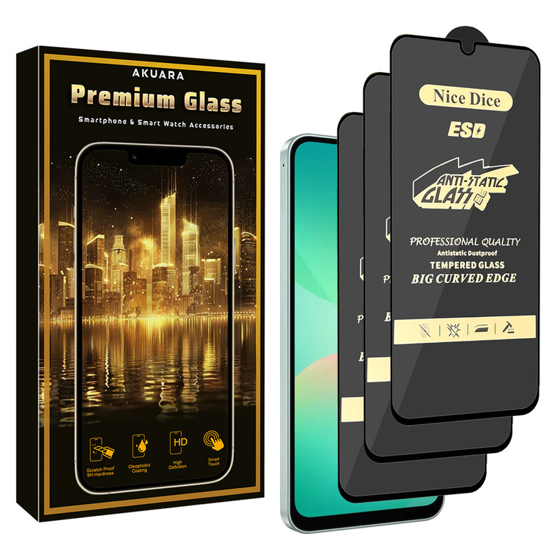 محافظ صفحه نمایش آکوآرا مدل Premium Antis3 Nice مناسب برای گوشی موبایل شیائومی Redmi A5 بسته سه عددی