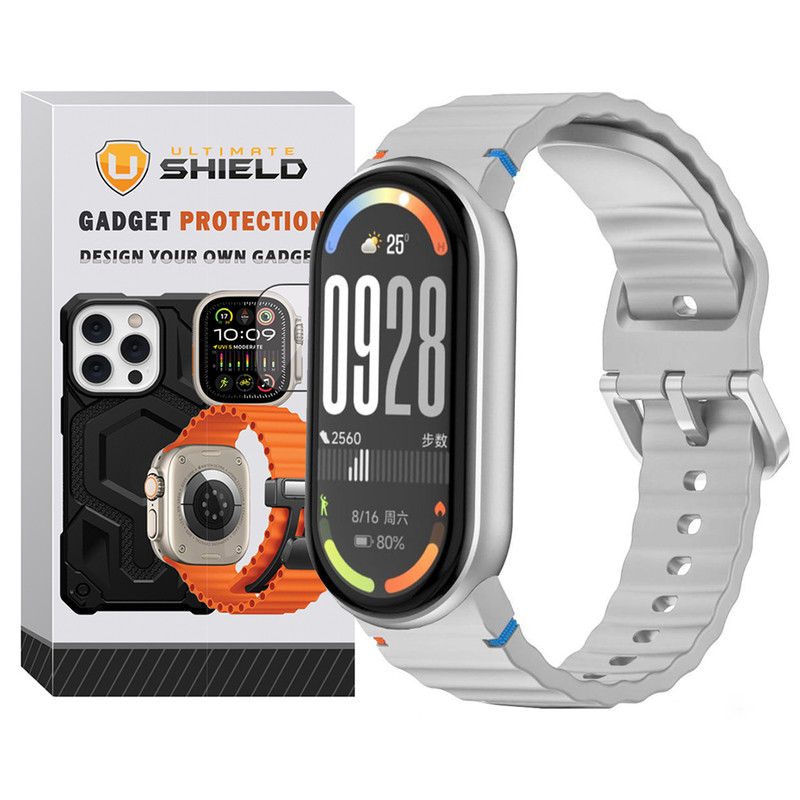 بند آلتیمیت شیلد مدل NV_Mi مناسب برای ساعت هوشمند شیائومی Mi Band 9 12mm