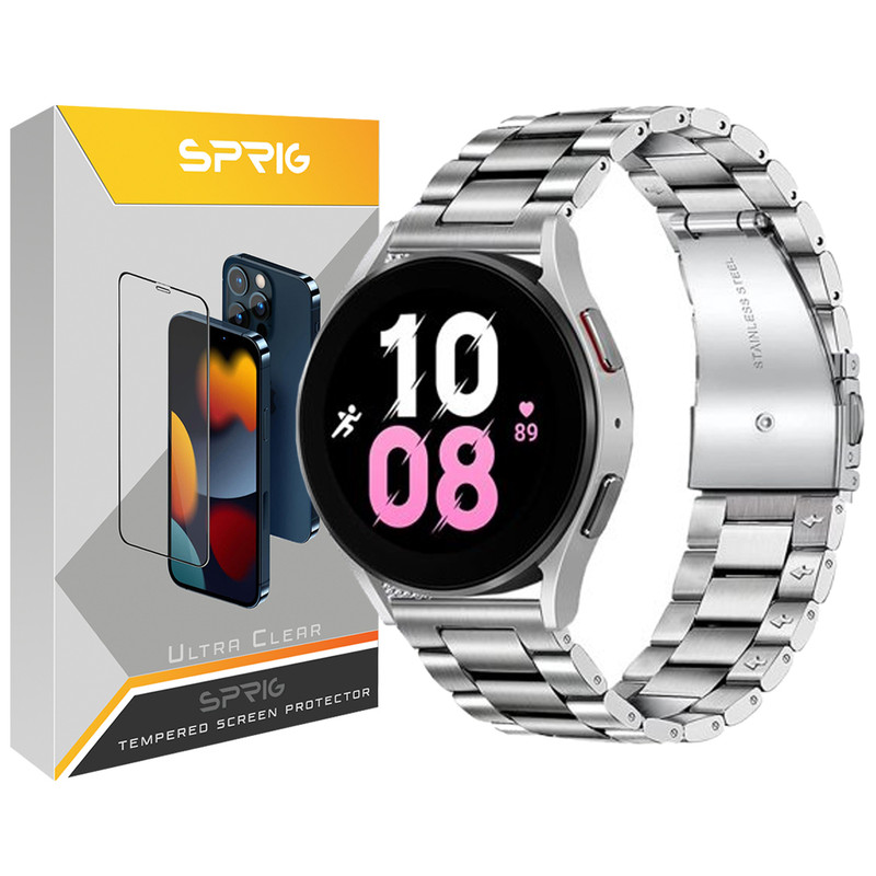 بند مدل 3Bead مناسب برای ساعت هوشمند سامسونگ Galaxy Watch 4 40mm /44mm /Classic 42mm /Classic 46mm / Watch 5 40mm / 44mm / Pro 45mm / Watch 6 40mm / 44mm / Classic 43mm / Classic 47mm