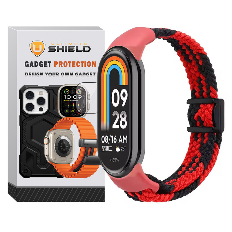 بند آلتیمیت شیلد مدل Magnetic Mi Braided مناسب برای ساعت هوشمند شیائومی Mi band 8/9