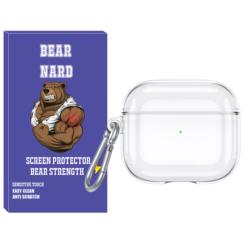 کاور برنارد مدل Clear-BR مناسب برای کیس اپل ایرپاد Airpods 3