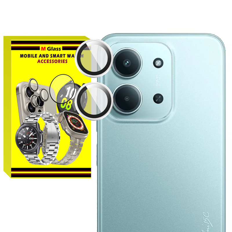 محافظ لنز دوربین فلزی ام‌گلس مدل RNG MTL MG مناسب برای گوشی موبایل شیائومی Redmi 15C