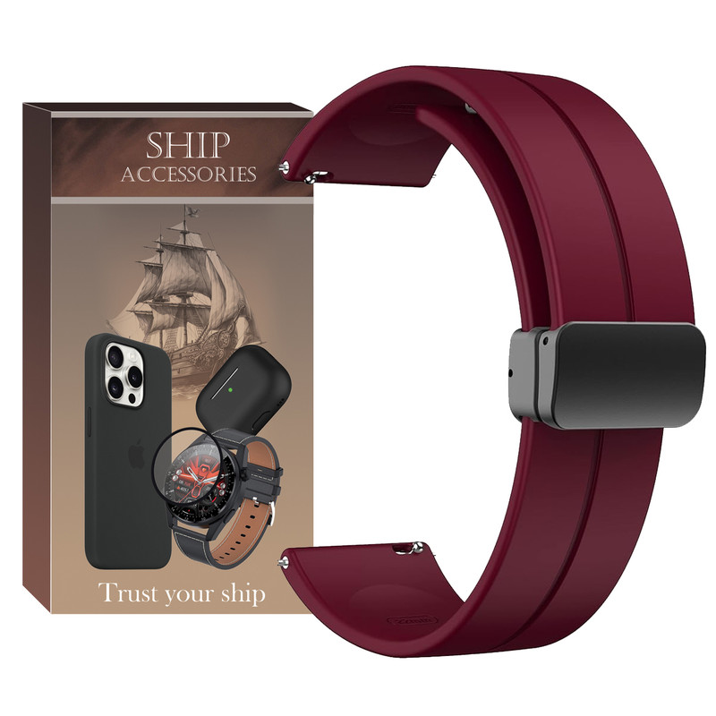 بند شیپ مدل SIC MAG SH مناسب برای ساعت هوشمند سامسونگ Galaxy watch 4 40mm / watch 4 44mm / watch 4 Classic 42mm / watch 4 classic 46mm