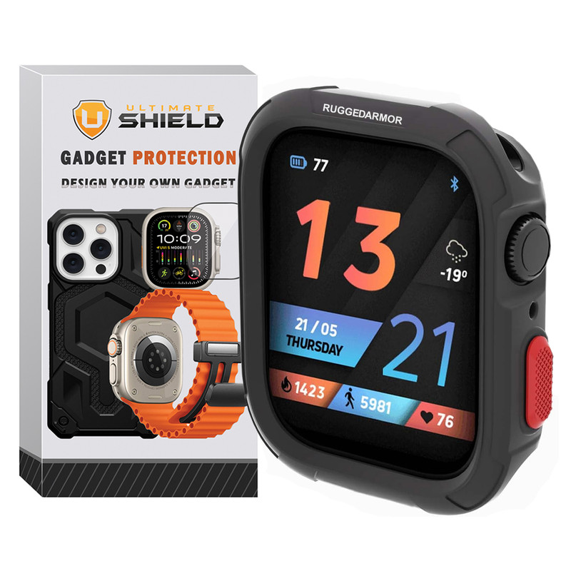 کاور آلتیمیت شیلد مدل Rugged ARM مناسب برای اپل واچ Series SE 2022 Aluminum Case 40mm / SE 2021 Aluminum Case 40mm / Series 5 40mm / Series 6 40mm / Series 4 40mm