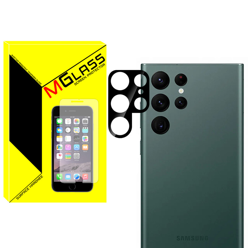 محافظ لنز دوربین ام‌گلس مدل 3D-MG مناسب برای گوشی موبایل سامسونگ Galaxy S24 Ultra