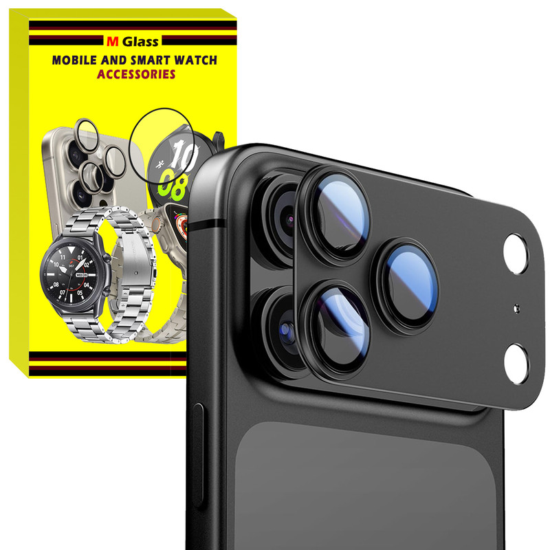محافظ لنز دوربین فلزی ام‌گلس مدل Ring Plate MG مناسب برای گوشی موبایل اپل iPhone 17 Pro Max