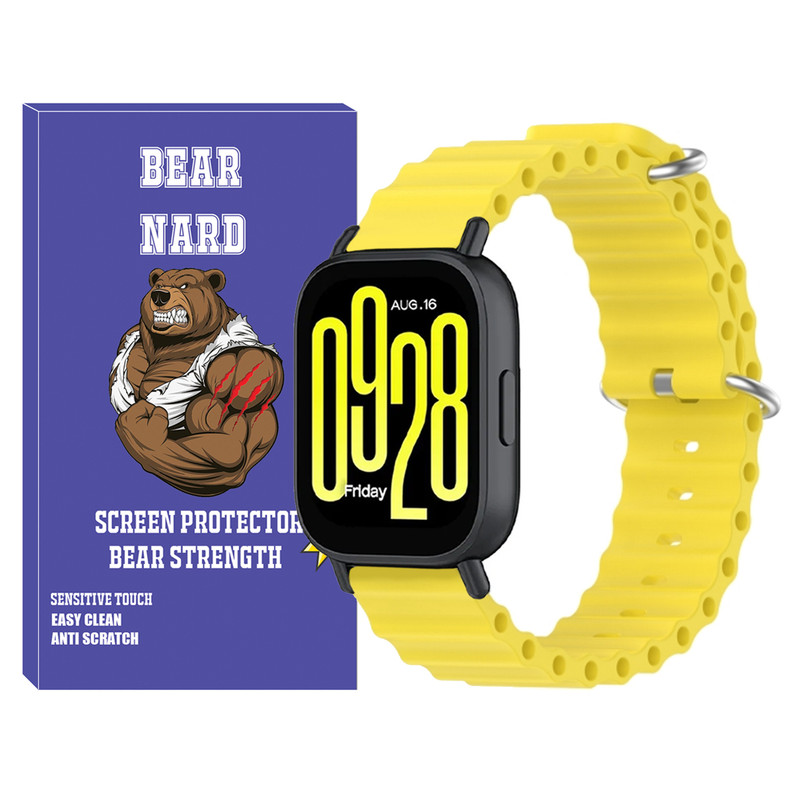 بند برنارد مدل Ocean BR TW مناسب برای ساعت هوشمند شیائومی Redmi Watch 5 Active / Redmi Watch 5 Lite