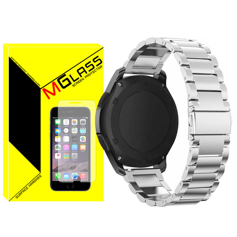 بند ام‌گلس مدل 3Bead-MG مناسب برای ساعت هوشمند سامسونگ Galaxy watch 5 40mm / watch 5 44mm / watch 5 pro 45mm