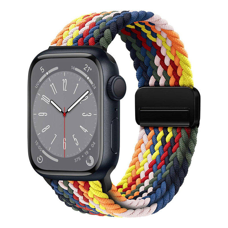 بند آلتیمیت شیلد مدل Braided Magsolo DES3 مناسب برای اپل واچ 42/44/45 میلی متری سری SE/1/2/3/4/5/6/7/8/9