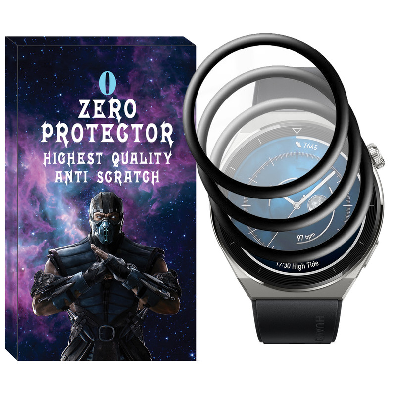 محافظ صفحه نمایش نانو زیرو مدل NZO مناسب برای ساعت هوشمند هوآوی Watch GT3 Pro بسته سه عددی