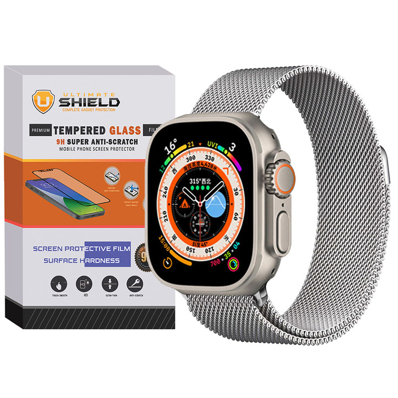 بند آلتیمیت شیلد مدل Milanese-UL مناسب برای ساعت هوشمند الترا T1000 Ultra 49mm