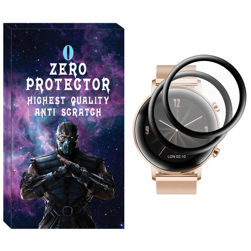 محافظ صفحه نمایش نانو زیرو مدل NZO مناسب برای ساعت هوشمند هوآوی Watch GT 2 42mm بسته دو عددی