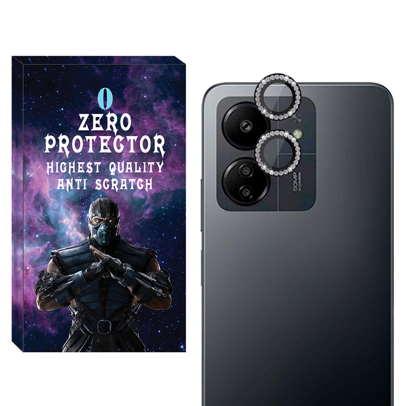 محافظ لنز دوربین رینگی زیرو مدل Ring-Diamond-ZR مناسب برای گوشی موبایل شیائومی Redmi 13C
