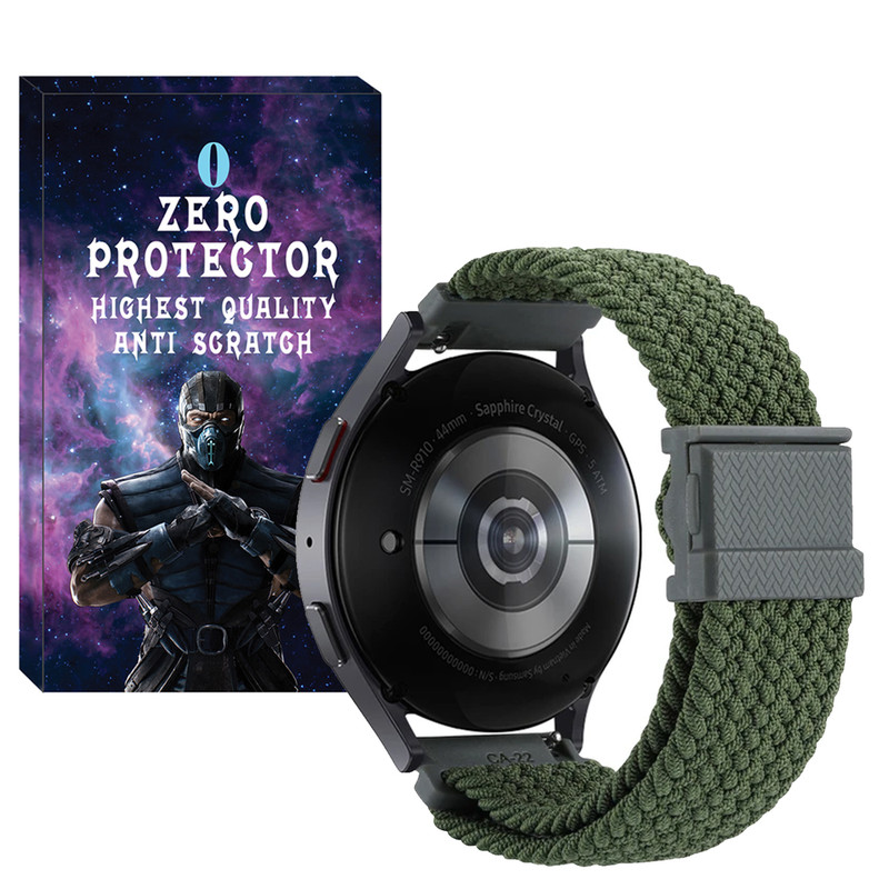 بند زیرو مدل Braided Magnet ZR مناسب برای ساعت هوشمند سامسونگ Galaxy watch 6 40mm / 6 44mm / 6 classic 43mm / 6 classic 47mm