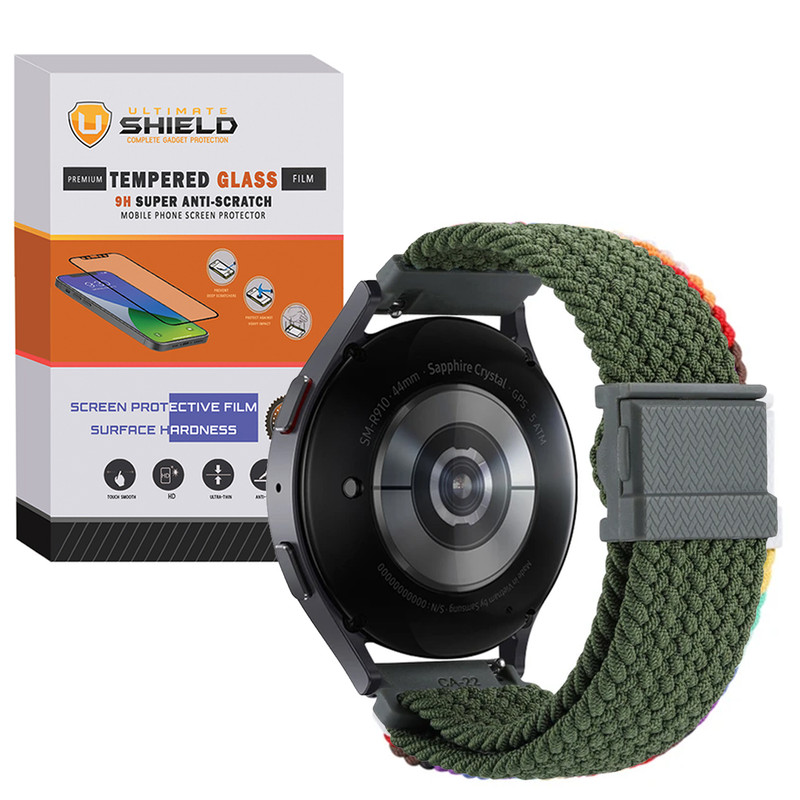 بند آلتیمیت شیلد مدل Braided Magnet UL مناسب برای ساعت هوشمند سامسونگ Galaxy Watch 4/5/6/7/FE سایز 40/43/44/46/47 میلی متری