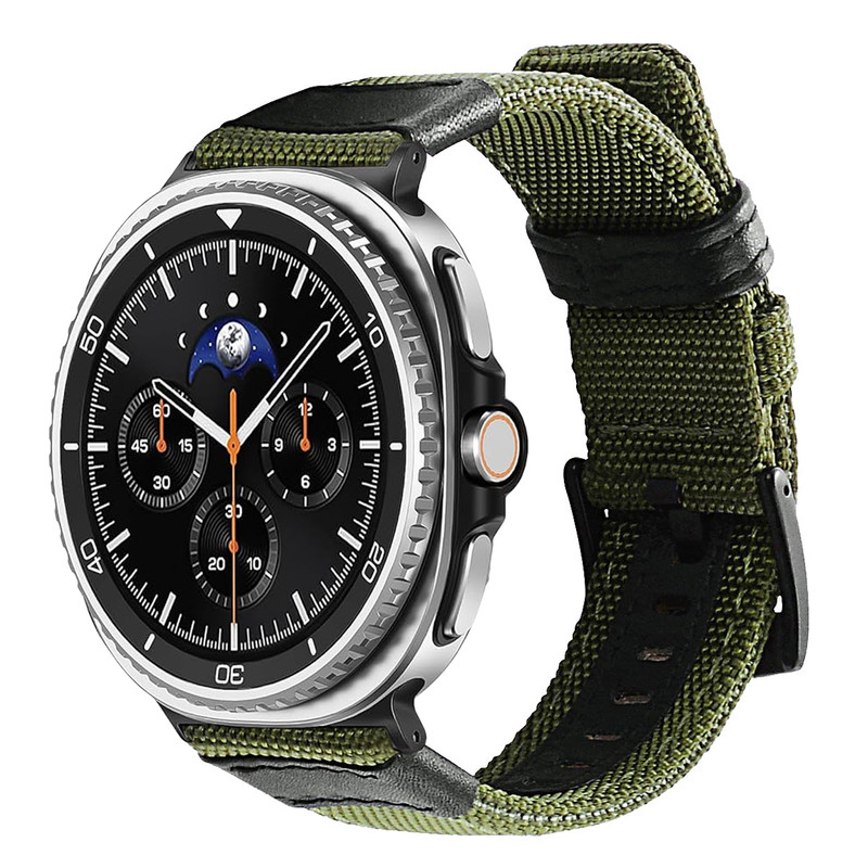 بند آلتیمیت شیلد مدل Military nylon NV8 BK مناسب برای ساعت هوشمند سامسونگ Galaxy Watch 8 40mm / Galaxy Watch 8 44mm / Galaxy Watch 8 Classic 46mm