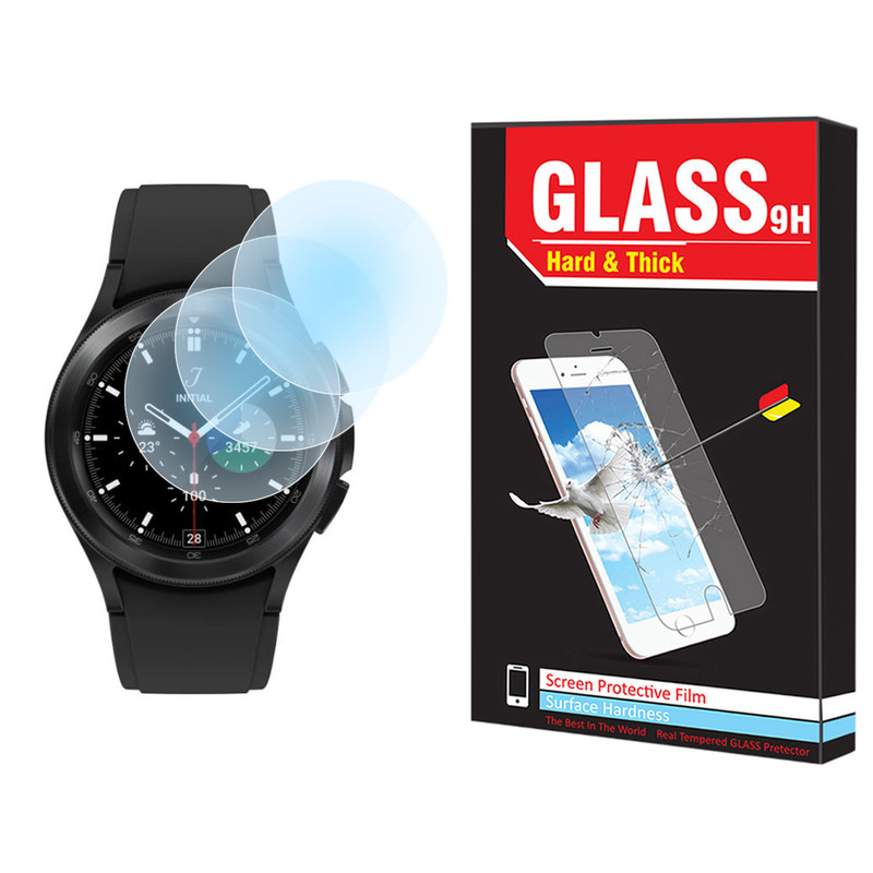 محافظ صفحه نمایش نانو هارد اند تیک مدل NHT مناسب برای ساعت هوشمند سامسونگ Galaxy Watch 4 Classic 42mm بسته سه عددی