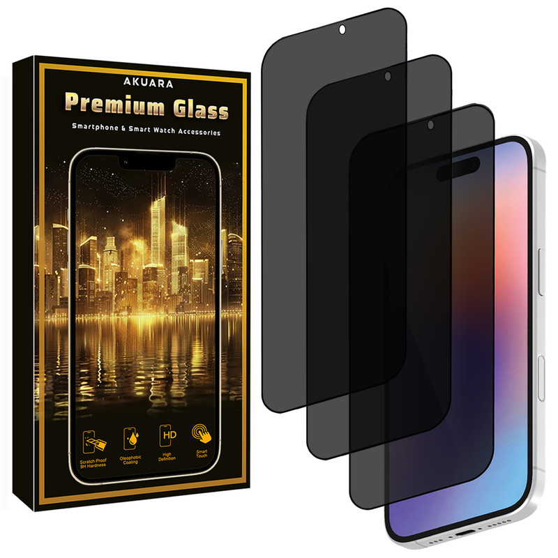 محافظ صفحه نمایش آکوآرا مدل Premium PRV3 مناسب برای گوشی موبایل اپل iPhone 17 Pro Max بسته سه عددی