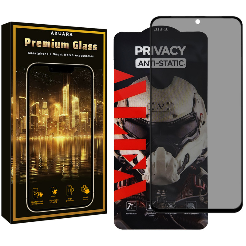 محافظ صفحه نمایش حریم شخصی آکوآرا مدل Premium P1 مناسب برای گوشی موبایل شیائومی Redmi K70 / K70 PRO / K70E / POCO X6 PRO / POCO X6 / POCO F6 / POCO F6 PRO / Redmi Note 13 5G