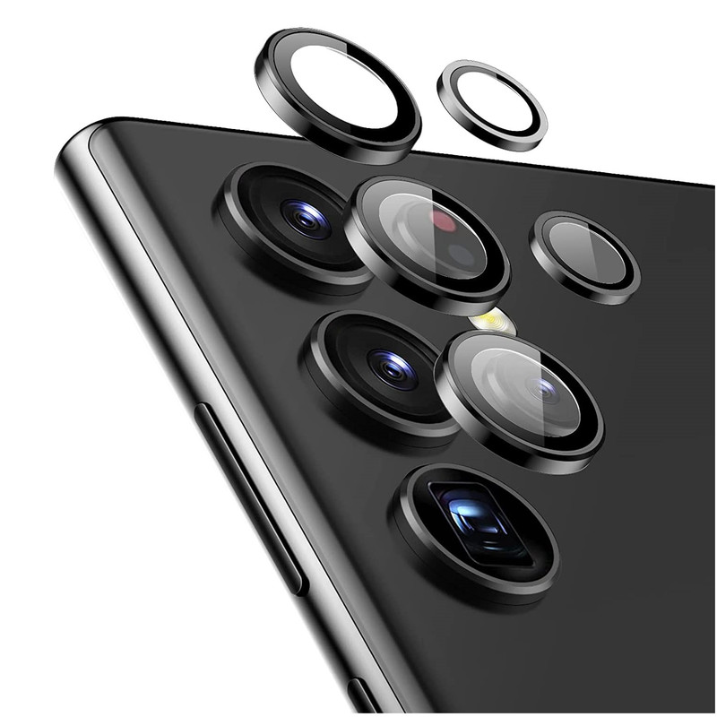 محافظ لنز دوربین بادیگارد مدل Ring مناسب برای گوشی موبایل سامسونگ Galaxy S22 Ultra