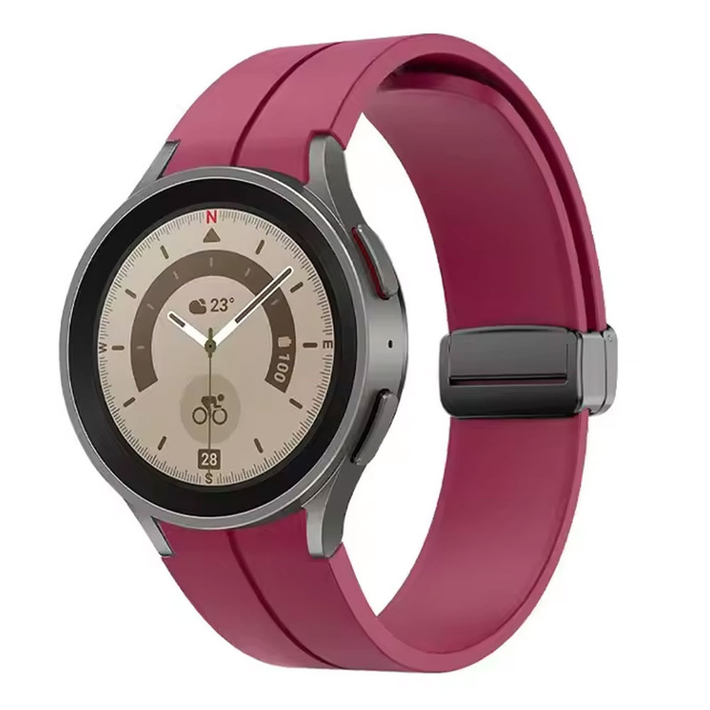 بند اسپریگ مدل Silic ORG Magnet مناسب برای ساعت هوشمند سامسونگ Galaxy Watch 7 / 7 FE / 6 / 6 Classic / 5 / 5 Pro / 4 / 4 Classic