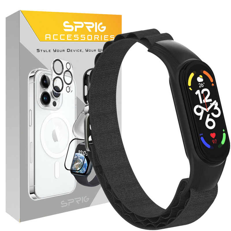 بند اسپریگ مدل Loop Alpine NC مناسب برای ساعت هوشمند شیائومی Mi band 3/4/5