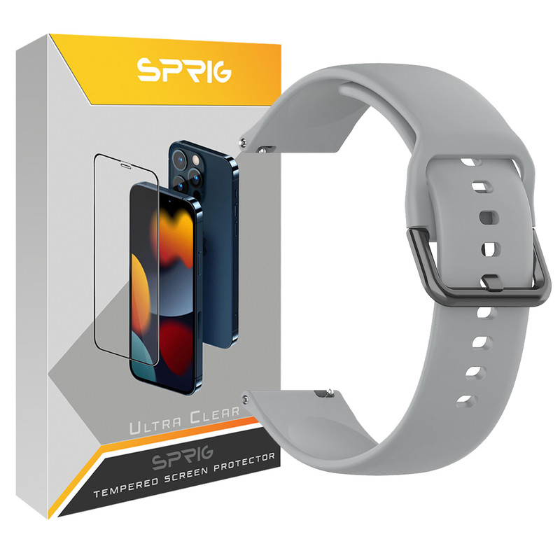 بند اسپریگ مدل SGK-SP مناسب برای ساعت هوشمند سامسونگ Galaxy Watch 4 40mm / watch 4 42mm / watch 4 44mm / watch 4 46mm