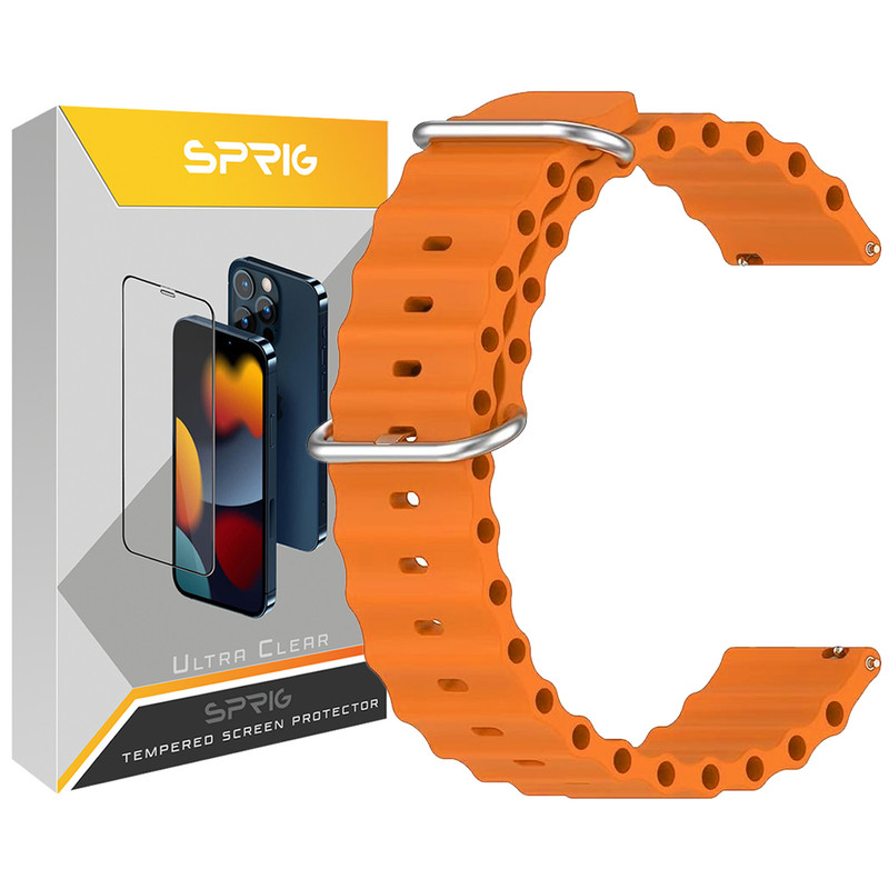 بند اسپریگ مدل Ocean SilicTW مناسب برای ساعت هوشمند ناتینگ CMF Watch Pro / CMF Watch pro 2