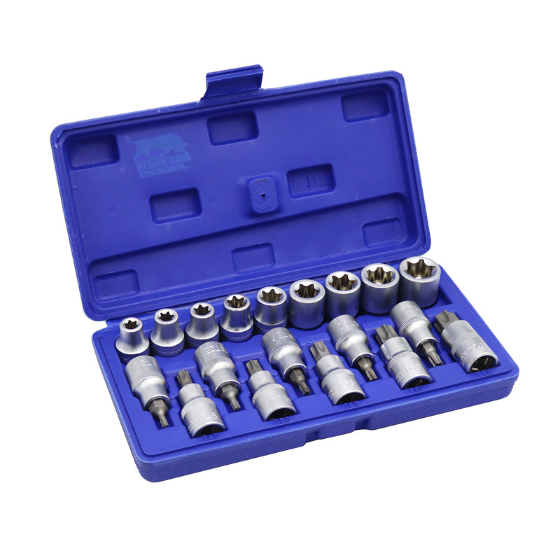  سری بکس آلن ستاره ای مدل بلک بول کد YP-E10-E24/T20-T70MM مجموعه 19 عددی